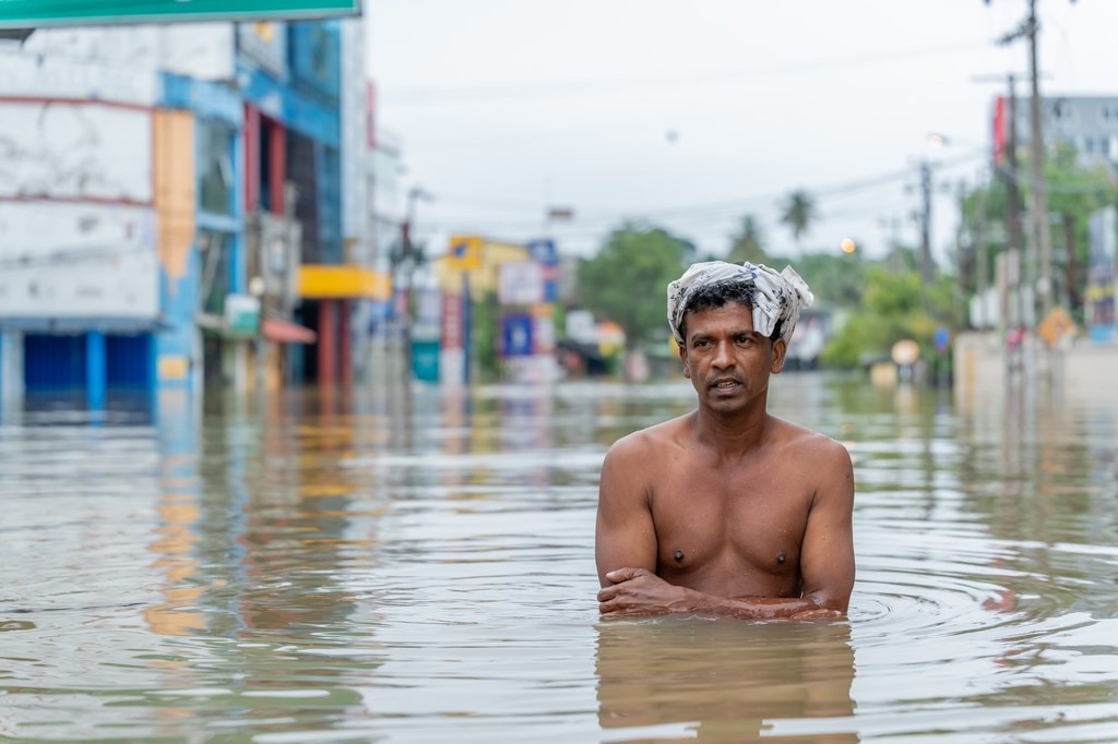 Наводнение в Шри-Ланке.